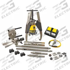 ENERPAC Hydraulic Puller Set: 25 ton Capacity with Attachments, 64 ton Cylinder Nominal Capacity (MPN LGHMS364A). Key specifications — attr98874: ENERPAC; attr96739: Hose; attr1177737: Air Pump.