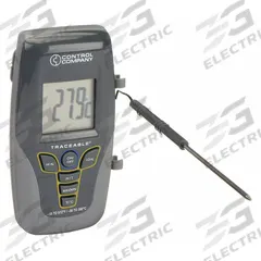 TRACEABLE Thermistor Thermometer: -58°F to 572°F, ±1°C (-30° to 250°C)/±2°C (Otherwise), 1 Channels (MPN 4430). Key specifications — Brand: TRACEABLE; Accuracy: ±2°C (Otherwise); Testing Functions: Min/Max Temperature.