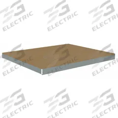 TENNSCO Shelf: 60 in x 42 in, 2,250 lb Load Capacity, Particleboard, Gray, Shelf (MPN ZLCS-6042D). Key specifications — Decking Material: Particleboard; Includes: (4) Beams; Decking Finish: Unfinished; Shelf Configuration: Single Straight; Color: Gray; Frame Material: Steel; Brand: TENNSCO; Frame Finish: Zinc Plated.