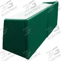 SPALDING Scorer's Table: 29 in Overall Ht, 18 in Overall Dp, Scorer's Table, 72 in Overall Lg, Green (MPN 411-226). Key specifications — Padding Color: Green; Brand: SPALDING; Padding Material: Vinyl; Tabletop Color: White; Tabletop Material: Steel; Scoring Product Type: Scorer's Table.