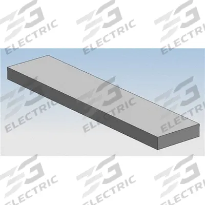 APPROVED VENDOR Alloy Steel Flat Bar: 0.625 in Thick, -0.01 in/-0.04 in, 2 in x 24 in Nominal Size (WxL) - High-Strength 4140 Alloy Steel Flat Bars