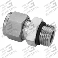 HAM-LET Compression Fitting Adapter: 3/4 in OD x 3/4 in Pipe Fitting Size, Tube x ORB (MPN 768LOB SS 3/4 X 3/4-16). Key specifications — Series: Let-Lok; Compatible Fitting Brands: Parker A-LOK; Brand: HAM-LET; Fitting Size: 3/4 in OD x 3/4 in Pipe.
