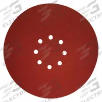 BN PRODUCTS USA Drywall Sanding Disc: Disc, 9 in, Hook and Loop, Cloth Backing, 180 Grit, 10 PK (MPN SDR9-180/10). Key specifications — attr913104: Aluminum Oxide; attr913107: Cloth; attr913116: 8; attr913105: Coated; attr913112: Fine; attr913110: Maroon; attr913108: C; attr913109: Open.