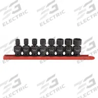 GEARWRENCH Socket Set: 3/8 in Drive Size, Small Set (0-50 pieces) Set Size, 8 Pieces, (8) 6-Point (MPN 84917N). Key specifications — attr1204251: GEARWRENCH; attr1215453: 3/8 in; attr1215454: 5/16 in to 3/4 in; attr1224229: Friction.