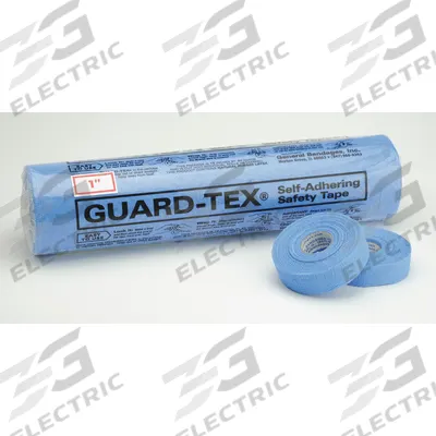 GUARD-TEX First Aid Tape: Cotton Gauze, Blue, 1 in Wd - General Purpose Finger Tape