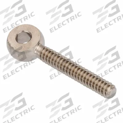 AMPG Fixed Rod End: Stainless Steel, Plain, 1 1/2 in Hole Center-to-End Lg - Stainless Steel Male Threaded Fixed Rod Ends