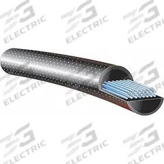 GATES Round Belt: Black, 7/16 in Dia, For 3 in Min Pulley Dia, 38 in Overall Lg, Reinforced Solid (MPN 7 X 35 RE BELT). Key specifications — Hardness: 80A; Belt Material: Gum Rubber; Color: Black.