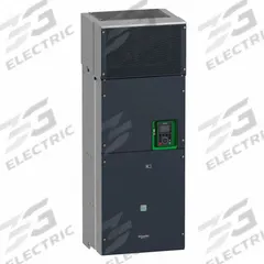 SCHNEIDER Variable Frequency Drive: In Phase Three, Out Phase Three, 350 hp, No Bypass, Programmable (MPN ATV930C22N4). Key specifications — Style: Compact; Color: Black/Green; Output Phase: Three.