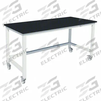 INSTOCK Heavy Duty Table: 30 in Overall Wd, 36 in Overall Ht, 6 ft Overall Lg, Epoxy - Fixed-Height Epoxy Surfaced Lab Tables