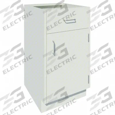 INSTOCK Base Cabinet: 35 1/8 in Overall Ht, 22 in Overall Dp, 18 in Overall Wd - Base Cabinets