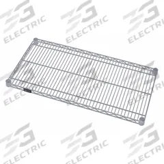 QUANTUM Wire Shelf: 60 in x 36 in, 1 Shelves, Split Sleeve, 600 lb Load Capacity, Dry/Wet, Gray (MPN 3660GY). Key specifications — Recommended Environment: Wet; Material: Steel; Brand: QUANTUM; Color: Gray; Finish: Epoxy Coated.