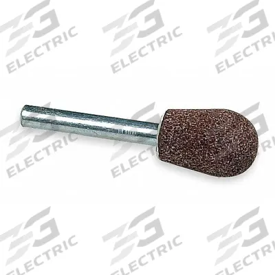 NORTON Vitrified Mounted Point: 3/4 in Dia, Aluminum Oxide, 60 Grit - General Purpose Mounted Points for Carbon Steel
