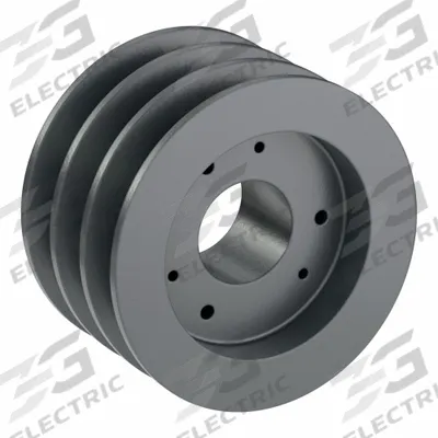 APPROVED VENDOR V-Belt Pulley: C54, 3 Groove, 5.8 in OD, Bushed Bore, SD - Bushed-Bore Cast-Iron V-Belt Pulleys