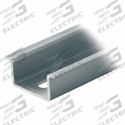 WAGO Rail,Steel,1235 g (MPN 210-197) - DIN-Rail Mounting Track