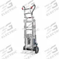 MAGLINER Stair Climber: Powered, 725 lb Cap, Folding, Aluminum, 10 in, Flat-Free, Folding, Silver (MPN NEO-HDL360F). Key specifications — Frame Type: Rounded Back; Frame Material: Aluminum; Charge Time: 4.5 hr; Brand: MAGLINER.