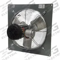 Panel Fan: Direct Drive, 20 in Blade, 1/3 hp, 3,640 cfm, 230/460V AC, 3 ph, Totally Enclosed (MPN P20-4M). Key specifications — Frame Finish: Powder Coated; Assembled: Assembled; Brand: CANARM; Nameplate Voltage: 230/460V AC; Frame Material: Steel; Hazardous Location Class: Class I, Div 1, Group C and D; Class II, Div 1, Group F and G; Guard Type: Intake.