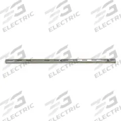 APPROVED VENDOR Single Slotted Standard: Single, 7/8 in x 1/2 in x 48 in, Zinc-Plated, 12 ga Gauge (MPN 2HFT5). Key specifications — Color: Silver; For Display Type: Surface Mount Slotted Standards; Material: Steel; Brand: APPROVED VENDOR; Finish: Zinc-Plated.