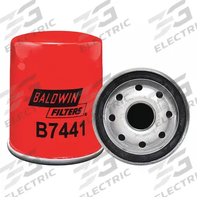 BALDWIN FILTERS Lube Filter: B7441, M20-1.50 Thread Size, 3 7/16 in Overall Ht - Spin-On Oil Filters
