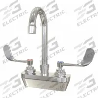 SANI-LAV Gooseneck Service Sink Faucet: Wall, Centerset, Cast Brass, Chrome, 2 gpm Flow Rate (MPN 27). Key specifications — Color/Finish: Chrome.