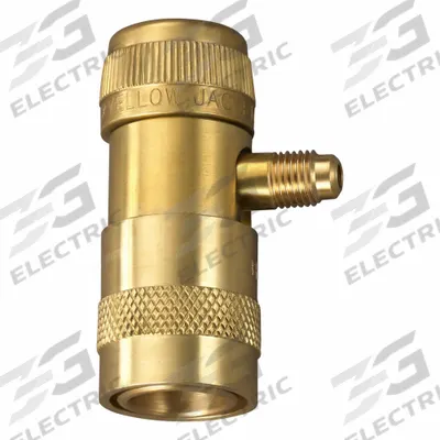 YELLOW JACKET Low Side Coupler: 4 in Lg - Manifold Hose Adapters, Couplers & Unions