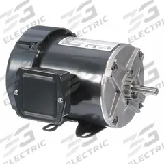 LEESON General Purpose Motor: Rigid Base Mount, Totally Enclosed Fan Cooled, 1/4 hp, 208-230/460V AC (MPN 5K32GN30). Key specifications — Brand: LEESON; Nameplate Voltage @ 60 Hz: 208-230/460V AC; Full Load Current @ 60 Hz: 1.3-1.4/0.70 A; Nameplate RPM @ 60 Hz: 1,725 RPM; Motor Enclosure: TEFC.