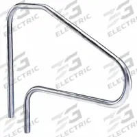SPECTRUM Hand Rail: 48 in Setback, Dia 1.9 in, 0.145 in Thick, Fixed Legs, 38 in Ht, 48 in Wd, 304L (MPN 36246-48-.145). Key specifications — attr997232: SPECTRUM; attr997219: Silver; attr997224: Stainless Steel; attr997229: Hand Rail; attr1011527: ADA Compliant; attr1011531: Electropolished; attr1011535: Fixed Legs; attr1011536: 304L.