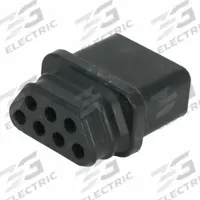 SURE-SEAL CONNECTIONS Rectangular Connector: 400V AC, Plug, 8 A Current Rating, 7 Circuits, Crimp (MPN 120-1873-007). Key specifications — Contact Gender: Female; Contact Type: Crimp; Size: SS-7; Includes Contacts: Contacts Not Included; IP Rating: IP67; Manufacturer Part Number: 120-1873-007; Voltage Rating: 400V AC; Housing Type: Plug.