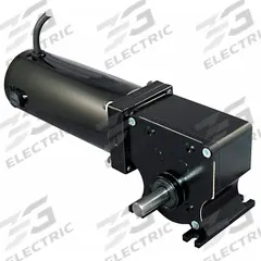 DAYTON DC Gearmotor: Right Angle, 90V DC, TENV, 177 RPM, 47 in-lb Max Torque, 10:1, 2.01 A, CW/CCW (MPN 5LAF3). Key specifications — Motor Type: Permanent Magnet DC; Brand: DAYTON; Full Load Current: 2.01 A.