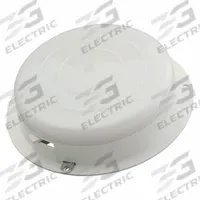 GROTE Dome Light: Round, 12V DC, Incandescent, White, White, 5 7/8 in Overall Dia, Surface Mount (MPN 61161). Key specifications — Lens Color: White; Mount Type: Screw; Electrical Connection: Blunt Cut; Housing Color: White; Brand: GROTE; Operating Voltage: 12V DC; Mount Style: Surface.