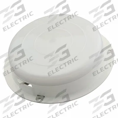 GROTE Dome Light: Round, 12V DC, Incandescent, White, White, 5 7/8 in Overall Dia - Round Dome Lights