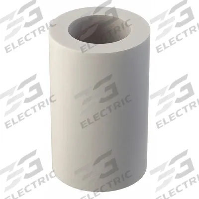 APPROVED VENDOR Spacer: #10 Screw Size, 1/2 in Overall Lg, Round, Nylon, Plain, Nylon - Plastic Spacers