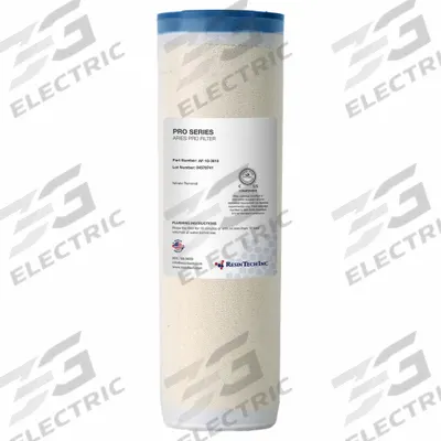 RESINTECH Nitrate Cartridge: Ions, 0.4 lpm Flow Rate, SIR100HP, AF-10-3610, 2 1/2 in Overall Dia - Water Purification Cartridges & Filters