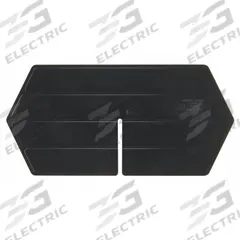 QUANTUM STORAGE SYSTEMS Bin Divider: 8 in x 4 in, Not Electrostatic Discharge Conductive, Black (MPN LD965). Key specifications — attr1188059: QP965; attr1188063: QUANTUM STORAGE SYSTEMS.