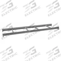 TENNSCO Bulk Storage Deck Level: 96 in x 24 in x 3 5/8 in, 14 ga Beams, 2,150 lb Load Capacity (MPN BPB-96-24). Key specifications — Frame Finish: Epoxy Coated; Frame Material: Steel; Color: Industrial Gray; Includes: (2) 24 in Beams; Brand: TENNSCO.