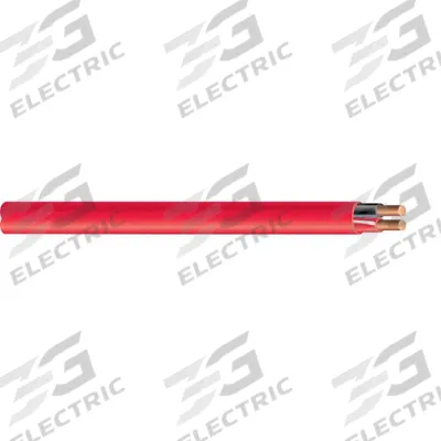 SOUTHWIRE Fire Alarm Cable: 1,000 ft Cable Lg, Plenum, Plenum, PVC, PVC, Red, PVC - Unpaired Unshielded Cables