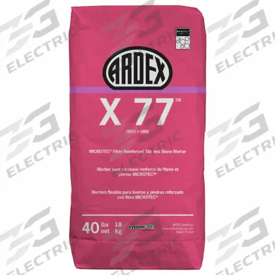 ARDEX Thinset: 40 lb Container Size, Bag, K - Mortar