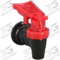 OASIS Dispensing Spout: Plastic, Black/Red, NPT, 3/8 in Inlet Pipe Size (MPN 132135-123). Key specifications — Inlet Connection Type: NPT; Product Type: Water Dispenser Spout; Material: Plastic; Brand: OASIS; Color: Black; Compatible Product Type: Oasis Artesian Bottle Coolers.