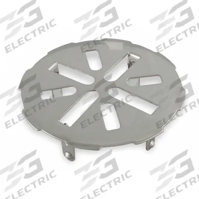 APPROVED VENDOR Grid: Stainless Steel, Unfinished, 5 1/8 in Overall Dia, 1 3/8 in Overall Ht - Strainers for Shower Drains