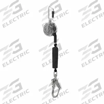MSA Self-Retracting Lifeline: Aluminum Snap Hook Anchor - Mounted SRLs