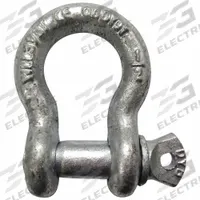 APPROVED VENDOR Anchor Shackle: Anchor Shackle, 6,600 lb Working Load Limit, Alloy Steel, Silver (MPN 55AY20). Key specifications — Body Color: Silver; Brand: APPROVED VENDOR.