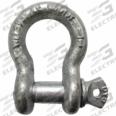 APPROVED VENDOR Anchor Shackle: Anchor Shackle, 6,600 lb Working Load Limit, Alloy Steel - High-Strength Anchor Shackles for Lifting