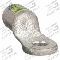 FUSION One-Hole Lug Compression Connector: Heavy Wall Lug, Lug/Solder, Tin Plated Copper, 4/0 ga (MPN 486340F). Key specifications — attr176858: Straight; attr176857: Yes; attr176856: Heavy Wall Lug; attr160377: Tin Plated Copper; attr160378: 4/0 ga; attr520119: 3/8 in; attr160375: Yellow; attr160370: FUSION.