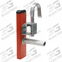 WERNER Ladder Cable Hook Kit: For Extension Ladders, 6 in Projection, 4 in Overall Lg, Aluminum (MPN 74-1). Key specifications — Brand: WERNER; Compatible Ladder Type: Extension Ladders; Material: Aluminum.