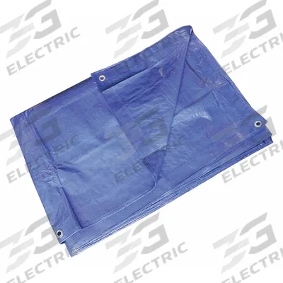 APPROVED VENDOR Tarp: 19.5 ft Lg, 19 ft Wd, Std Duty, 5.1 mil, Polyethylene, Blue - General Purpose Polyethylene Tarps