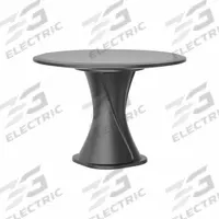 CORTECH Table: 29 in Overall Ht, 42 in Overall Dia, No Game Top, Ballast Accepted, Black, ISO 22196 (MPN 670BK). Key specifications — Brand: CORTECH; Accepts Ballast: Ballast Accepted; Table Material: Polyethylene; Furniture Series: Endurance.