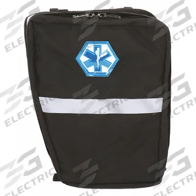 R&B FABRICATIONS Pannier Bag: 7 in L x 12 in W x 15 in H, Cordura Nylon, Black - Medical Pannier Bags