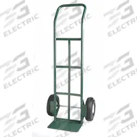 APPROVED VENDOR General Purpose Hand Truck: 550 lb, Flow-Back Handle, Green, Steel, Flat-Free (MPN (FB)E-18-10FF). Key specifications — Brand: APPROVED VENDOR; Color: Green.