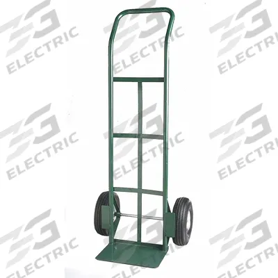 APPROVED VENDOR General Purpose Hand Truck: 550 lb, Flow-Back Handle, Green, Steel - General Purpose Hand Trucks