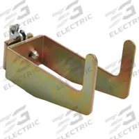 VIP SERVICES E-Track Long-Handled Tool Hook: 8 in Lg, Steel, Hook, 4 1/2 in Overall Ht (MPN 203). Key specifications — Brand: VIP SERVICES; Product Type: Hook; Color: Gold; Material: Steel.