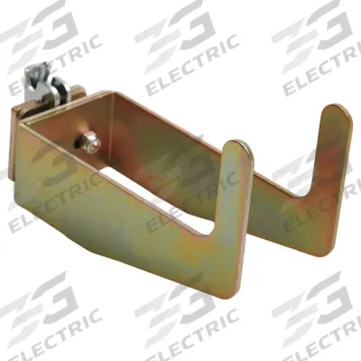 VIP SERVICES E-Track Long-Handled Tool Hook: 8 in Lg, Steel, Hook - Track-Mount Tool Holders